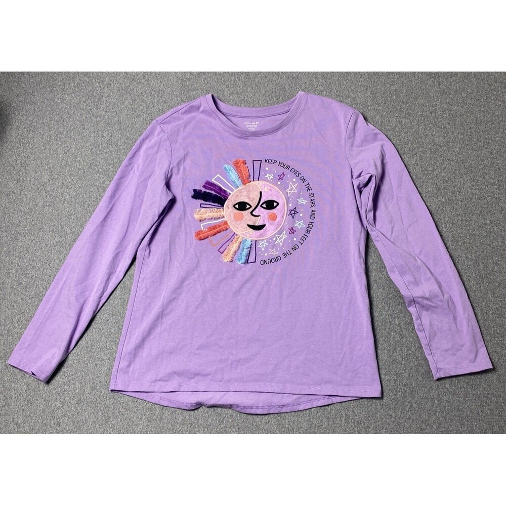Members Mark Girls Long Sleeves Graphic T-Shirt Size XL ( 14/16) (SET OF 3)